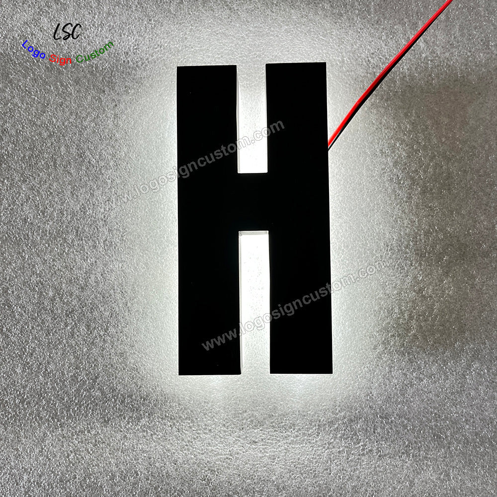 Custom 3D LED Letters Backlit Metal Shop Letter Sign for Outdoor Advertising Signboard