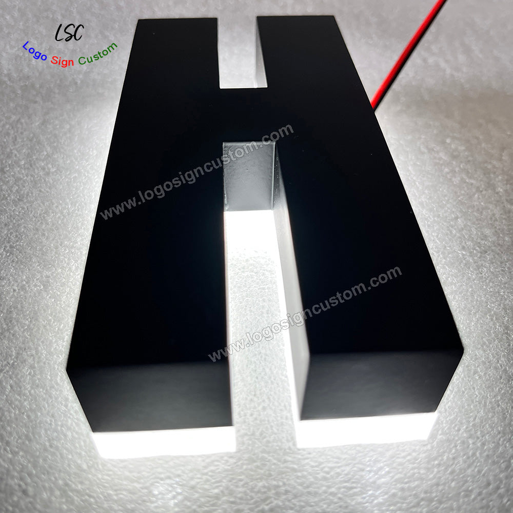 Custom 3D LED Letters Backlit Metal Shop Letter Sign for Outdoor Advertising Signboard