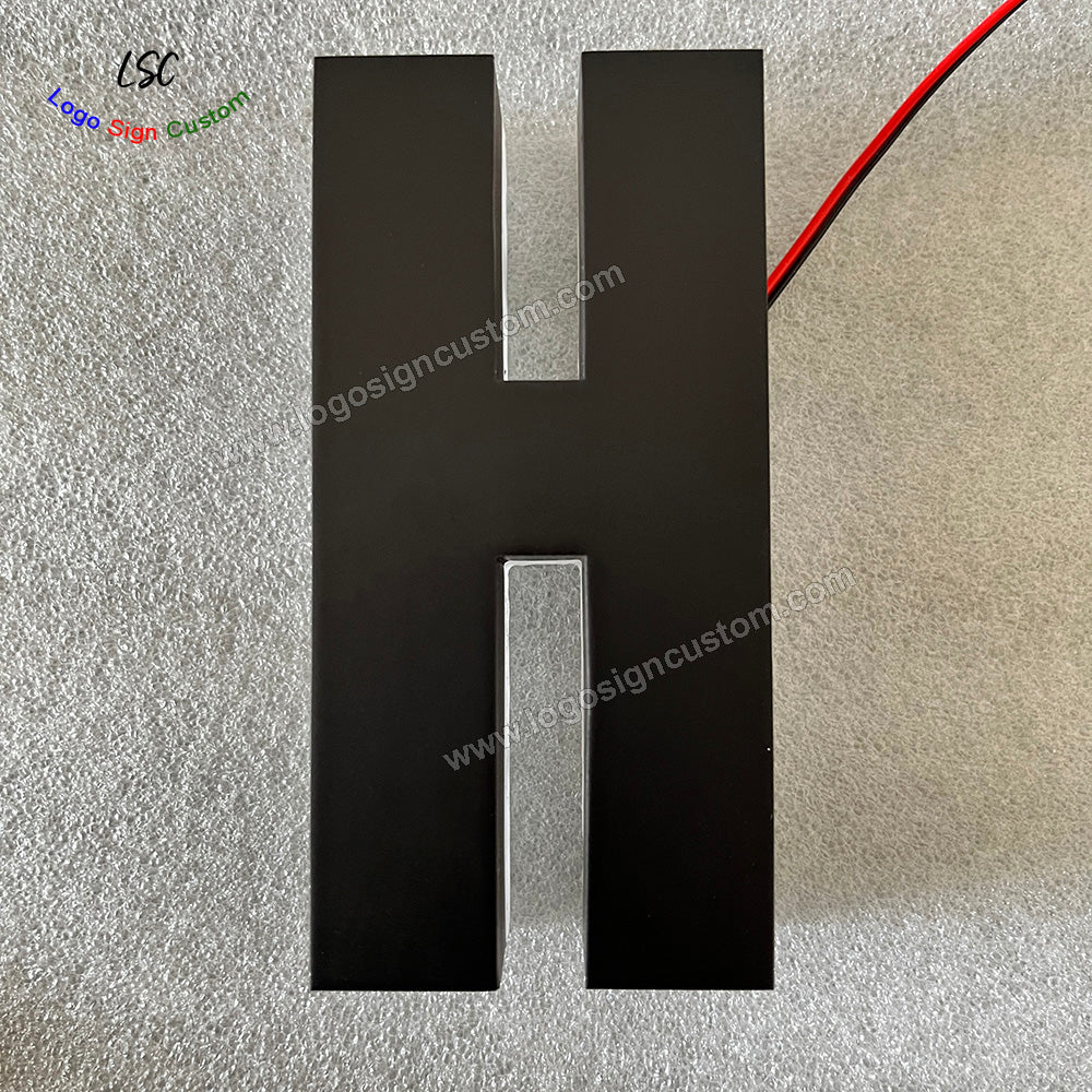 Custom 3D LED Letters Backlit Metal Shop Letter Sign for Outdoor Advertising Signboard
