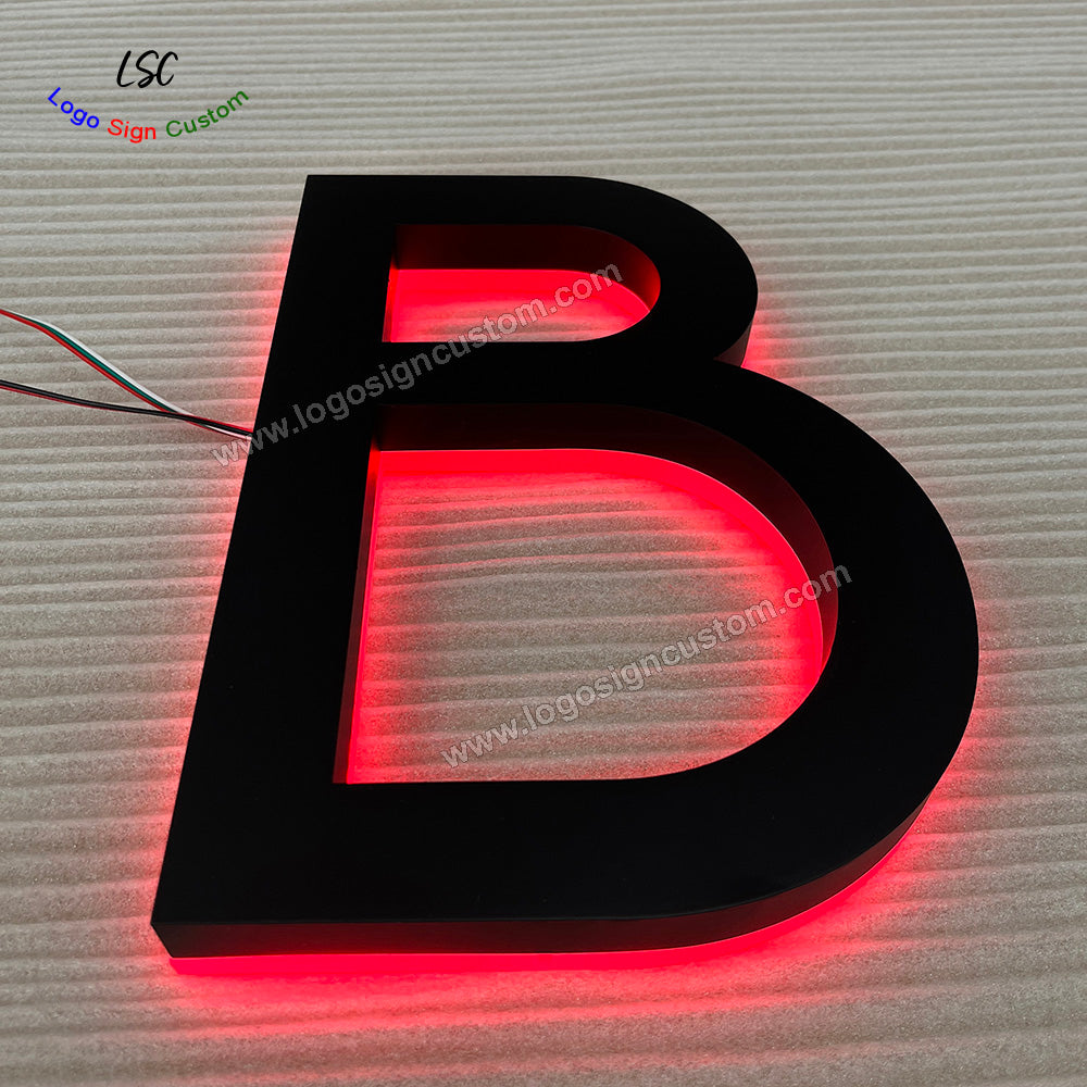 Custom Magic LED Backlit Metal Signboard RGB Night Club Signs for Outdoor Signage Waterproof