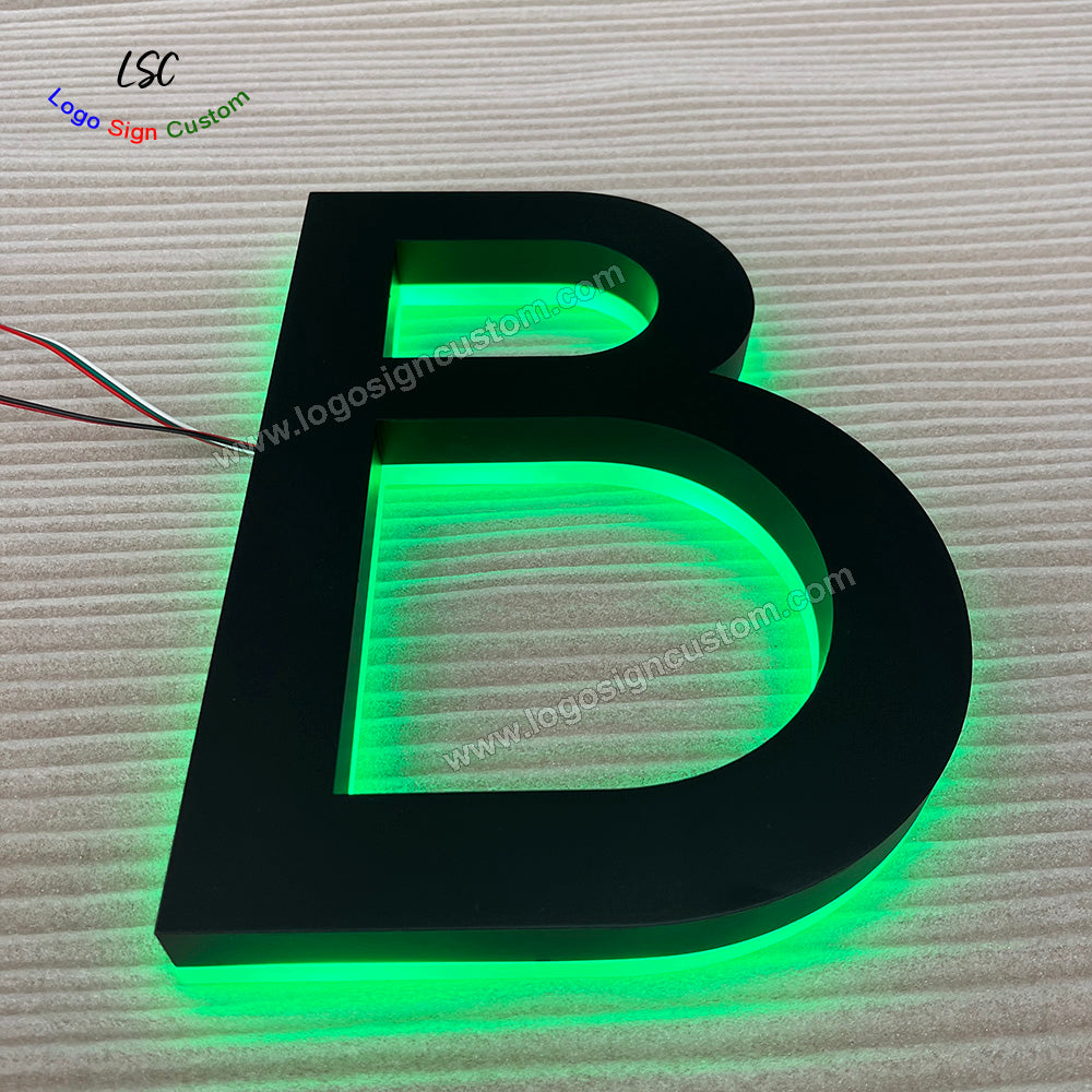 Custom Magic LED Backlit Metal Signboard RGB Night Club Signs for Outdoor Signage Waterproof