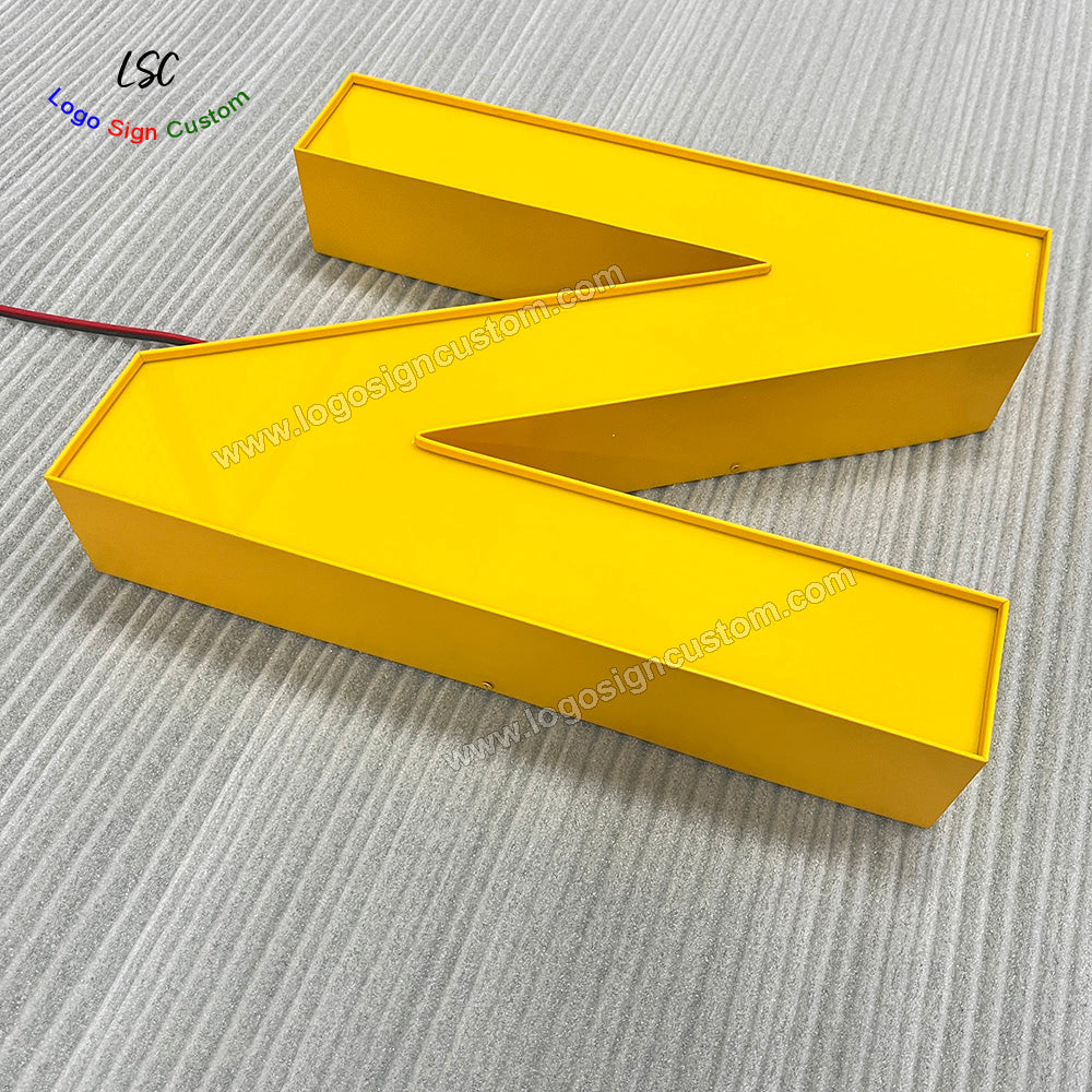 Custom Attractive Acrylic Face Lit LED Store Lights Shop Signs for Outdoor Advertising Design