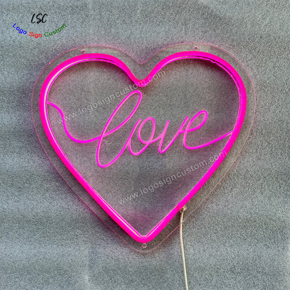 Custom Wedding Decoration Acrylic LED Neon Lights Wedding Signs for Party decorations