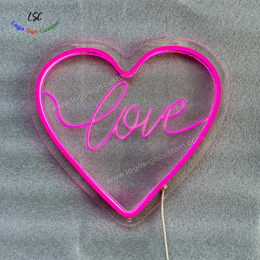 Custom Wedding Decoration Acrylic LED Neon Lights Wedding Signs for Party decorations