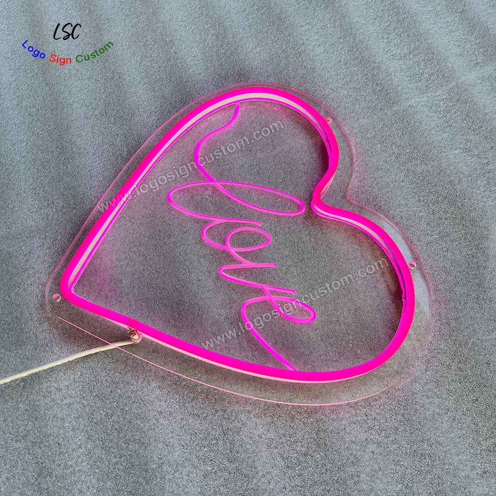 Custom Wedding Decoration Acrylic LED Neon Lights Wedding Signs for Party decorations