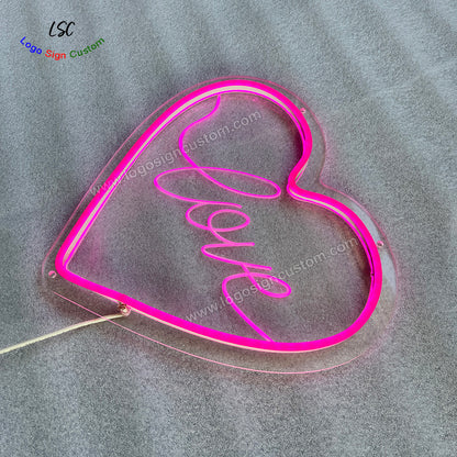 Custom Wedding Decoration Acrylic LED Neon Lights Wedding Signs for Party decorations