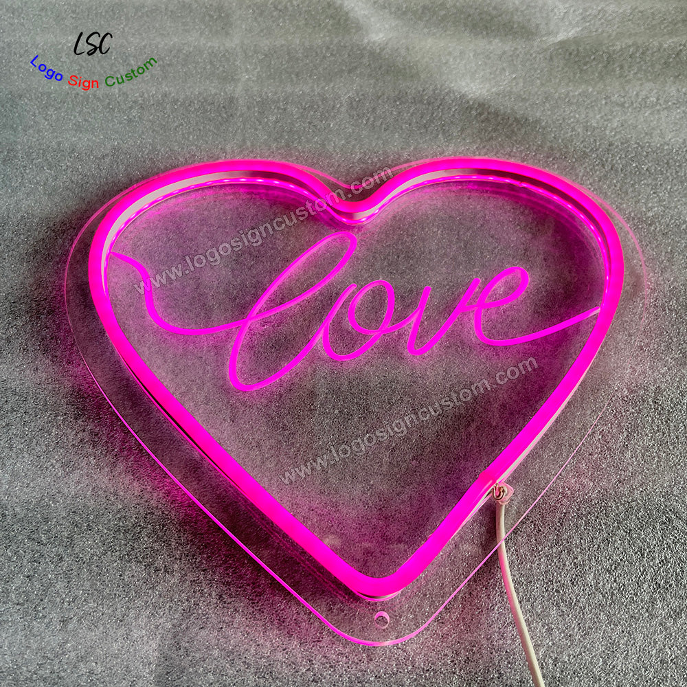 Custom Wedding Decoration Acrylic LED Neon Lights Wedding Signs for Party decorations
