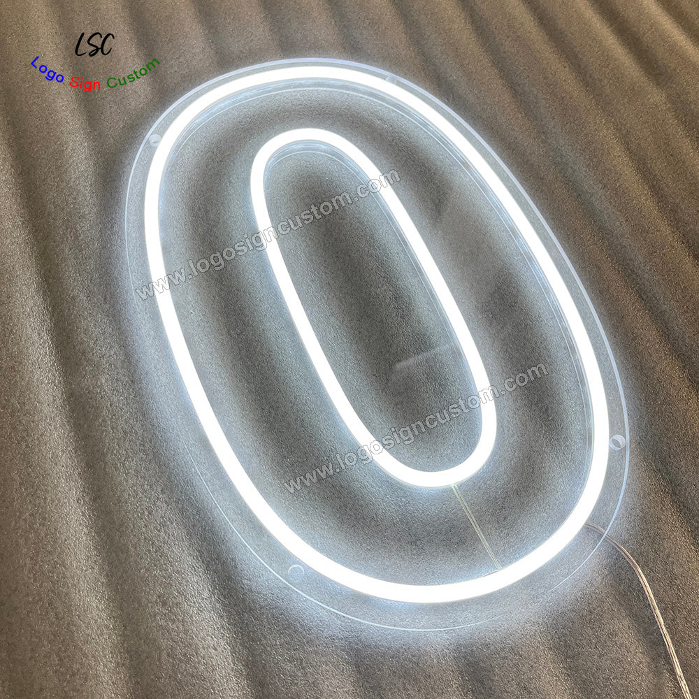 Custom 2nd 15th 21st 30th Birthday Party LED Number Lights Neon Sign for Party Decorations