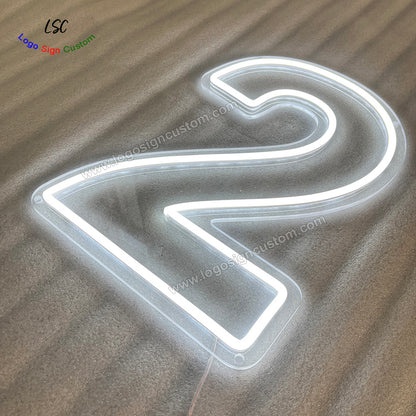 Custom 2nd 15th 21st 30th Birthday Party LED Number Lights Neon Sign for Party Decorations