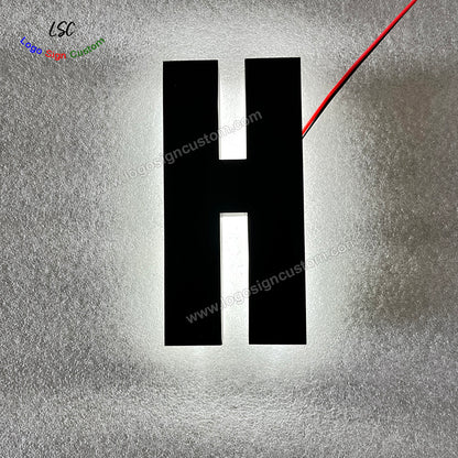Custom 3D LED Letters Backlit Metal Shop Letter Sign for Outdoor Advertising Signboard